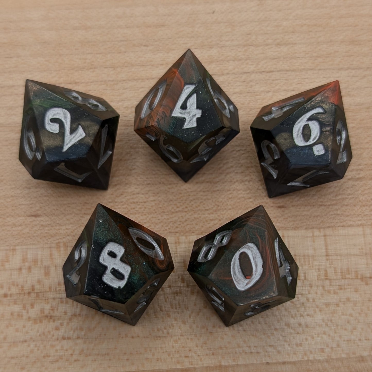 Five d10 Set