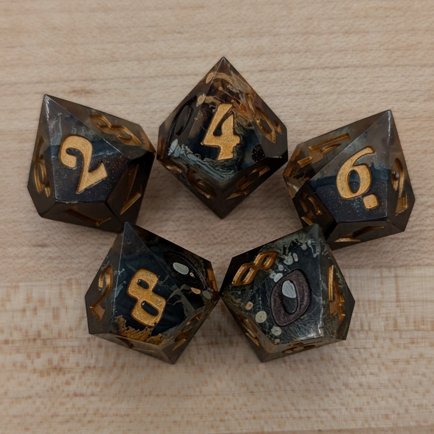 Five d10 Set